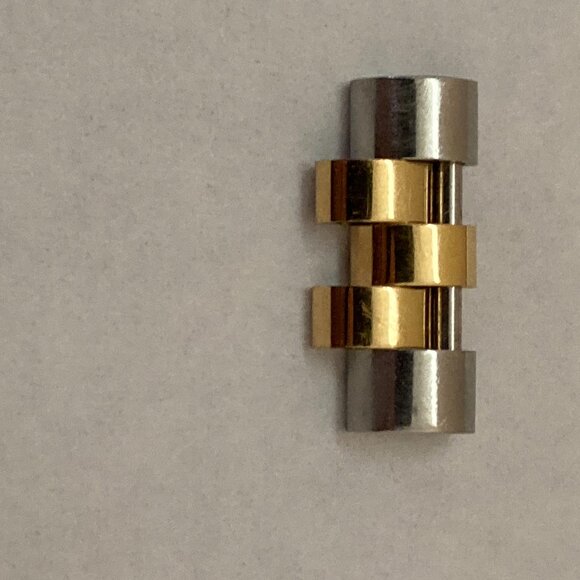 Rolex Jubilee Link 18K Yellow Gold Stainless Steel 15.5 mm Men's - Picture 1 of 5